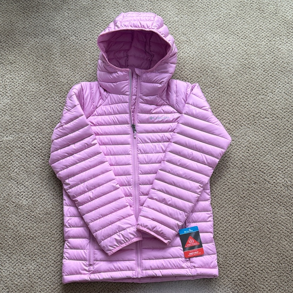 Columbia Light Pink Puffer Jacket for Kids